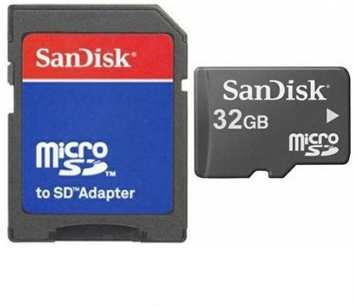 32GB Micro SD SDHC Speicherkarte Karte Memory Card + SD-Adapter für Alcatel A3 A30 A5 A50 A7 Flash Idol 4 Pro4S 5 5S U5 HD Pixi 4 3G Shine Lite von Trade-Shop