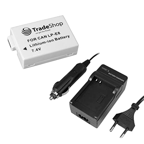 Angebot IM Set: Kamera Li-Ion Akku 1300mAh + Akku Ladegerät mit KFZ Adapter für Canon EOS 550D 600D 550-D 600-D EOS550D EOS600D 650D 650-D EOS650D ersetzt Canon LP-E8 LPE8 LP-E-8 LPE-8 Angebot IM Set: Kamera Li-Ion Akku 1300mAh + Akku Ladegerät mit KFZ Adapter für Canon EOS 550D 600D 550-D 600-D EOS550D EOS600D 650D 650-D EOS650D ersetzt Canon LP-E8 LPE8 LP-E-8 LPE-8 von Trade-Shop