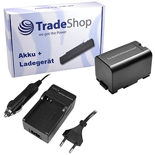 Angebot IM Set: Kamera Li-Ion Akku 1800mAh + Ladegerät mit Kfz Adapter kompatibel mit PANASONIC AG-DVC7 AG-DVC15 AG-DVC30 AG-DVX100 AG-DVX100E HITACHI DZ-MV230 A DZ-MV230 E DZ-MV270 A DZ-MV270 E von Trade-Shop