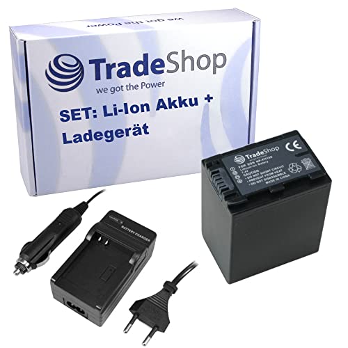 Angebot IM Set: Kamera Li-Ion Akku 3600mAh + Ladegerät mit Kfz Adapter für Sony HDR-CX11(E) HDR-CX105 GDR-CX105E HDR-CX106 HDR-CX106E HDR-CX505 HDR-CX505E HDR-CX520 HDR-CX520VE HDR-SR-37 von Trade-Shop