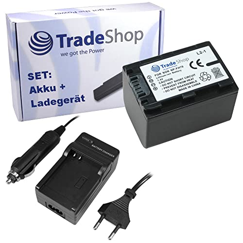 Angebot IM Set: Trade-Shop Kamera Li-Ion Akku + Ladegerät mit Kfz Adapter ersetzt Sony NP-FH70 NP-FH100 NP-FP-30 NP-FP-50 NP-FP-51 NP-FP-60 NP-FP-61 NP-FP-70 NP-FP-71 FP-90 NP-FP-91 NP-FH-30 von Trade-Shop