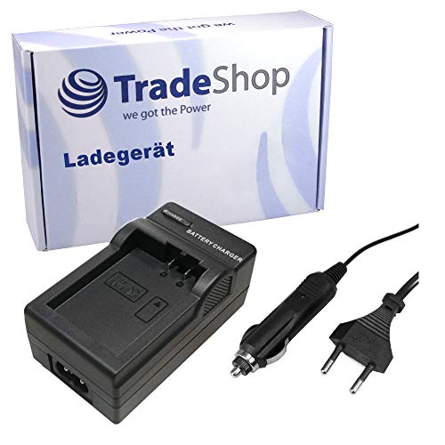 Hochwertiges Akku Ladegerät geeignet für Nikon Z50 Li-Ion Akkus - ersetzt MH-32, EN-EL25, VFB12502 / Ladestation + KFZ-Adapter von Trade-Shop