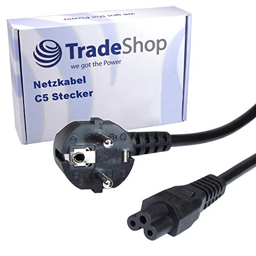 Hochwertiges Netzkabel 250V 2,5A C5 Stecker Mickymaus-Stecker Kleeblatt-Stecker für Projektor Computerbildschirm Computertechnik Laptop Netzteil Hochwertiges Netzkabel 250V 2,5A C5 Stecker Mickymaus-Stecker Kleeblatt-Stecker für Projektor Computerbildschirm Computertechnik Laptop Netzteil von Trade-Shop