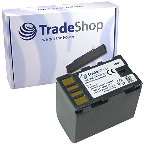 Kamera Li-Ion Akku 2900mAh für JVC GZ-HD320BEU GZ-HD-3 GZ-HD-5 GZ-HD-5ex GZ-HD-6,GZ-HD-6ex GZ-HD-7 GZ-HD-10 GZ-HD-30 GZ-HD-40 GZ-HD-10ex GZ-HD-30ex GZ-HD-40ex GZ-HD-300 GZ-HD-300BEU GZ-HD-300AEU von Trade-Shop