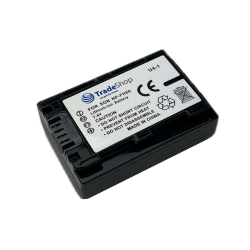 Kamera Li-Ion Akku 950mAh ersetzt Sony NP-FP30 NP-FP50 NP-FP-61 NP-FP-70 NP-FP-71 FP-90 NP-FP-91 NP-FH-30 NP-FH-40 NP-FH-50 NP-FH-60 NP-FH-70 NP-FH-100 für Sony HC DVD DCR Serien von Trade-Shop