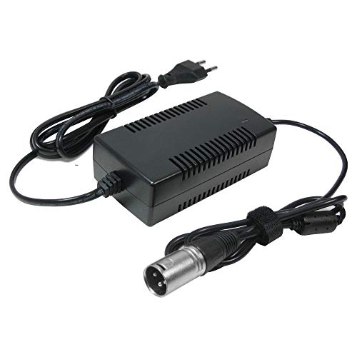 Netzteil Ladegerät Ladekabel 29,4V 2A für 24V Akkus mit 18,5mm 3pin XLR Stecker ersetzt HP1202L2 für Elektrofahrrad e-Bike Akkus von Prophete Aldi Netto von Trade-Shop