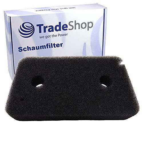 Schwammfilter Schaumfilter für Miele PT5135C PT5137WP Duo Star T7953WP T8164WP T8168WP T8855WP T8856WP T8857WP T8860WP T8861WP T8866WP T8867WP von Trade-Shop