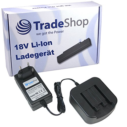 Trade-Shop 18V Li-Ion Akku Ladegerät Ladestation kompatibel mit Festool AGC 18-125 Li EB, DSC-AGC 18-125 FH Li EB, VECTURO OSC 18 Li E-Basic Trade-Shop 18V Li-Ion Akku Ladegerät Ladestation kompatibel mit Festool AGC 18-125 Li EB, DSC-AGC 18-125 FH Li EB, VECTURO OSC 18 Li E-Basic von Trade-Shop