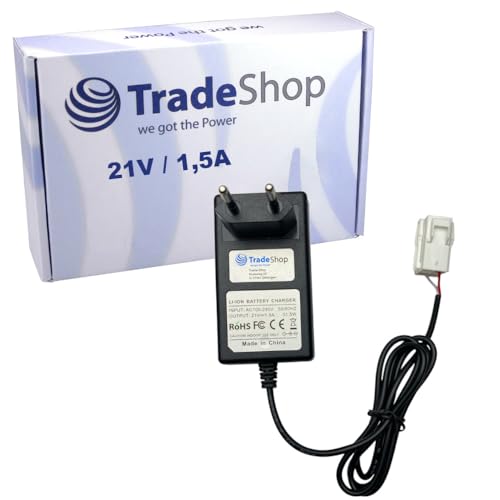 Trade-Shop 20V Li-Ion Ladegerät Netzteil kompatibel mit Worx WR106SI.1 WR110MI WR110MI.1 WR101SI WR101SI.1 WR115MI WR091S WR092S WR093S WR094S WR095S Trade-Shop 20V Li-Ion Ladegerät Netzteil kompatibel mit Worx WR106SI.1 WR110MI WR110MI.1 WR101SI WR101SI.1 WR115MI WR091S WR092S WR093S WR094S WR095S von Trade-Shop