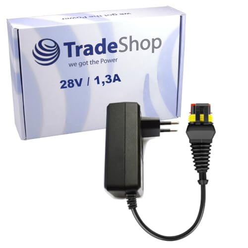 Trade-Shop 28V 1,3A Netzteil/Ladegerät/Ladekabel kompatibel mit Husqvarna 5931636-01 5848625-01 5848625-01F Trade-Shop 28V 1,3A Netzteil/Ladegerät/Ladekabel kompatibel mit Husqvarna 5931636-01 5848625-01 5848625-01F von Trade-Shop