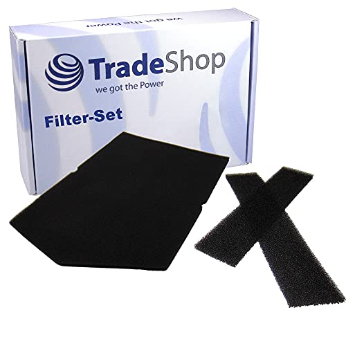 Trade-Shop 3x Schaum-Filter kompatibel mit Trockner, Wärmetauscher Ersatz für Miele 9057930, 9688381 von Trade-Shop
