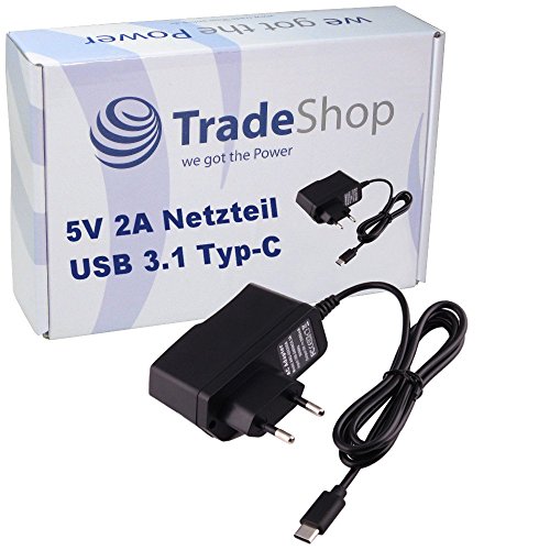 Trade-Shop 5V Schnell Ladekabel Ladegerät Netzteil USB 3.1 Typ C 2A für Nubia M2 N2 Red Magic Z17 Mini S Z17S Ruggear RG760 RG850 Thomson Connect TH701 OnePlus 5T 6 Phicomm Passion 4 Trade-Shop 5V Schnell Ladekabel Ladegerät Netzteil USB 3.1 Typ C 2A für Nubia M2 N2 Red Magic Z17 Mini S Z17S Ruggear RG760 RG850 Thomson Connect TH701 OnePlus 5T 6 Phicomm Passion 4 von Trade-Shop