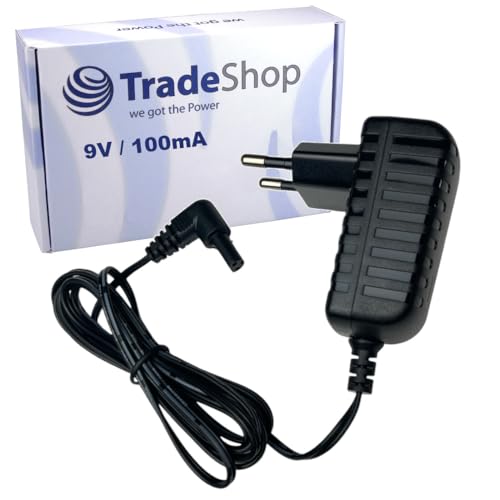 Trade-Shop 9V 0,1A Netzteil/Ladegerät/Trafo kompatibel mit Black & Decker 90545059-01, BDAS36V, CS3651LC, GSL200, CS3652LC, BDCS361 Trade-Shop 9V 0,1A Netzteil/Ladegerät/Trafo kompatibel mit Black & Decker 90545059-01, BDAS36V, CS3651LC, GSL200, CS3652LC, BDCS361 von Trade-Shop