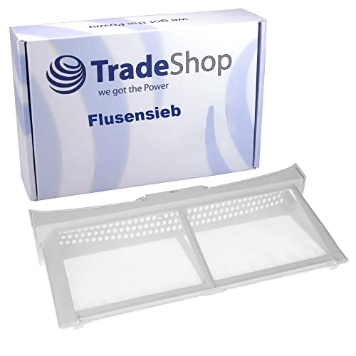 Trade-Shop Flusensieb/Flusenfilter/Filtertasche kompatibel mit Bosch WTE84181 WTE84183 WTE841E0SN WTE841E1SN WTE841P0EE WTE841P1EE WTE84300 von Trade-Shop