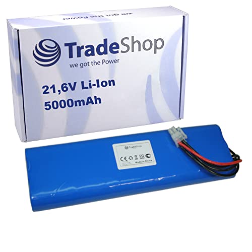 Trade-Shop Hochleistungs Li-Ion Akku 21,6V / 5000mAh / 108Wh für Husqvarna 265 ACX G2-2, Automower 265 ACX (2012, 2013, 2014, 2015) / Rasenmäher von Trade-Shop