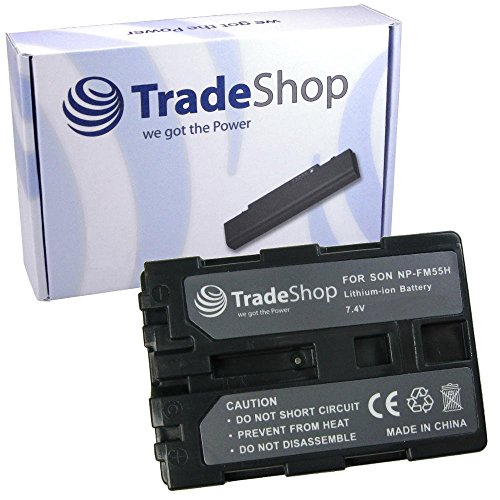 Trade-Shop Kamera Li-Ion Akku 2000mAh für Sony DCR-DVD-91 DCR-DVD-91-E DCR-PC-1-E DCR-PC-33 DCR-PC-100E DCR-PC-101E DCR-PC-101K DCR-PC103 DCR-PC-103E DCR-PC-104 DCR-PC-104E DCR-PC-120BT DCR-TRV-8K von Trade-Shop