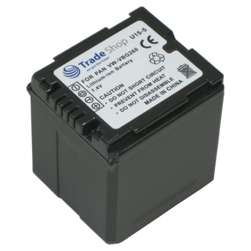 Trade-Shop Kamera Li-Ion Akku 2800mAh kompatibel mit Panasonic SD-300 SD-600 SD-707 HS-9 HS-20 HS-100 HS-200 HS-300 HS-700 HS-3000 HS-100GK HS-250 SX5 SX-5 TM20 Trade-Shop Kamera Li-Ion Akku 2800mAh kompatibel mit Panasonic SD-300 SD-600 SD-707 HS-9 HS-20 HS-100 HS-200 HS-300 HS-700 HS-3000 HS-100GK HS-250 SX5 SX-5 TM20 von Trade-Shop