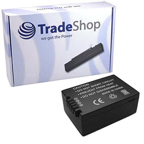 Trade-Shop Kamera Li-Ion Akku 7,4V 1200mAh kompatibel mit Panasonic Lumix DMC-FZ47 DMC-FZ62 DMC-FZ72 DMC-FZ82 DC-FZ83, Leica V-Lux 3 V-Lux 4 / mit Infochip von Trade-Shop