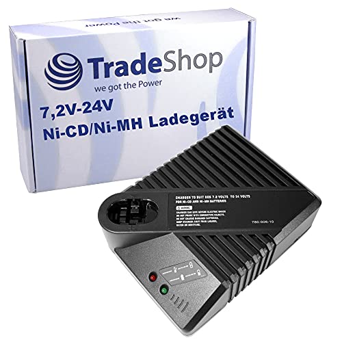 Trade-Shop Ladegerät 7,2V-24V NI-MH NI-Cd kompatibel mit Orgapack OR-T50, OR-T83, OR-T85, OR-T85X, OR-T86, kompatibel mit Strapex STB-50, STB-52, STB-60 Trade-Shop Ladegerät 7,2V-24V NI-MH NI-Cd kompatibel mit Orgapack OR-T50, OR-T83, OR-T85, OR-T85X, OR-T86, kompatibel mit Strapex STB-50, STB-52, STB-60 von Trade-Shop