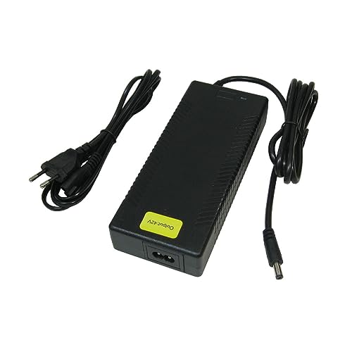 Trade-Shop Ladegerät Netzteil Ladekabel 42V/3A für 36V Akkus kompatibel mit Aldi, Prophete Alu Trecking, Phylion, Lidl, MiFa, Cyco, Curtis und McKenzie e-Bikes / 5,5mm x 2,1mm Rundstecker Trade-Shop Ladegerät Netzteil Ladekabel 42V/3A für 36V Akkus kompatibel mit Aldi, Prophete Alu Trecking, Phylion, Lidl, MiFa, Cyco, Curtis und McKenzie e-Bikes / 5,5mm x 2,1mm Rundstecker von Trade-Shop