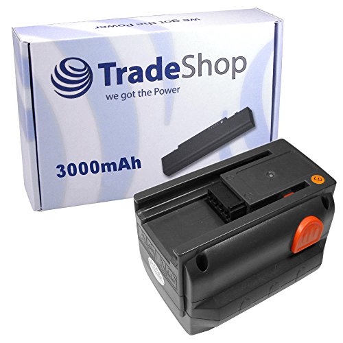 Trade-Shop Li-Ion Akku 18V / 3000mAh kompatibel mit Husqvarna S 561 82, 8839, 5IMR19/66 Rasenmäher von Trade-Shop