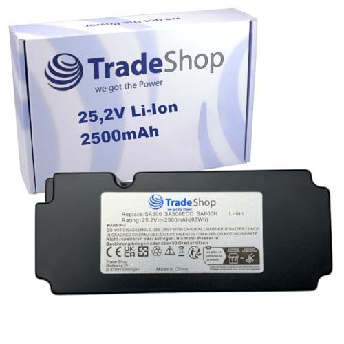 Trade-Shop Li-Ion Akku 25,2V / 2500mAh kompatibel mit Ferrex R800 Easy+, kompatibel mit Garden Feelings R800 Easy, 862618, INR19/65 Rasenmäher von Trade-Shop