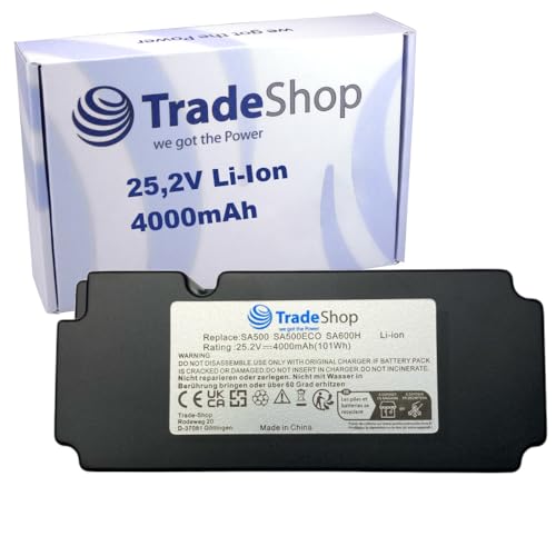 Trade-Shop Li-Ion Akku 25,2V / 4000mAh kompatibel mit Yard Force Classic 500B, Classic 600B, 862615 18650-20Q Mähroboter Rasenroboter Rasenmäher Trade-Shop Li-Ion Akku 25,2V / 4000mAh kompatibel mit Yard Force Classic 500B, Classic 600B, 862615 18650-20Q Mähroboter Rasenroboter Rasenmäher von Trade-Shop