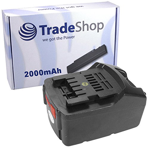 Trade-Shop Li-Ion Akku 36V 2000mAh für Metabo BHA 36, BHA 36 LTX Compact, KHA 36 LTX, WPB 36 LTX BL 230 Quick, AHS 36-65V / Winkelschleifer Heckenschere Trade-Shop Li-Ion Akku 36V 2000mAh für Metabo BHA 36, BHA 36 LTX Compact, KHA 36 LTX, WPB 36 LTX BL 230 Quick, AHS 36-65V / Winkelschleifer Heckenschere von Trade-Shop