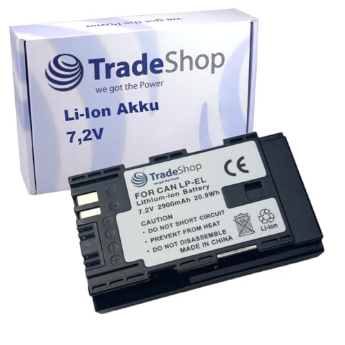 Trade-Shop Li-Ion Akku 7,2V / 2900mAh kompatibel mit Canon Speedlite EL-5 DS401231 Flash Blitzgerät Trade-Shop Li-Ion Akku 7,2V / 2900mAh kompatibel mit Canon Speedlite EL-5 DS401231 Flash Blitzgerät von Trade-Shop