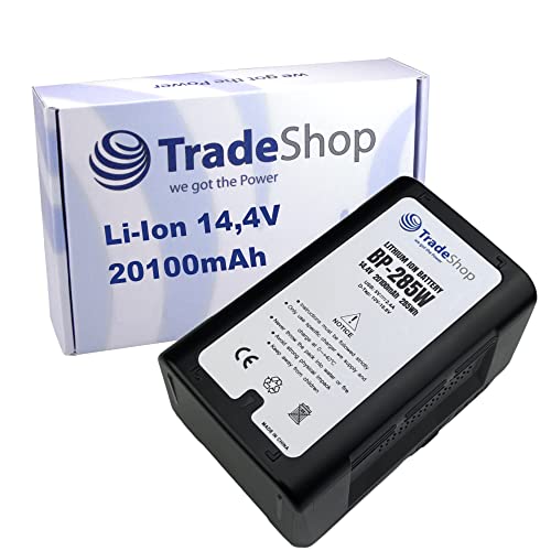 Trade-Shop Li-Ion Akku V-Mount 14,4V 20100mAh 285Wh mit Twist D-Tap USB Ausgang für Sony HDW-680 ARRI Alexa Canon EOS C100 C300 C500 5D 7D 60D Trade-Shop Li-Ion Akku V-Mount 14,4V 20100mAh 285Wh mit Twist D-Tap USB Ausgang für Sony HDW-680 ARRI Alexa Canon EOS C100 C300 C500 5D 7D 60D von Trade-Shop