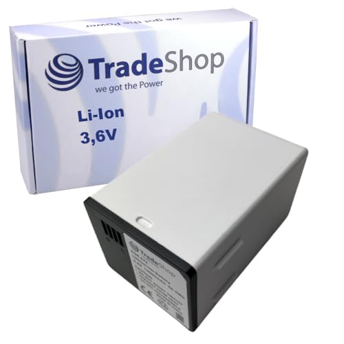 Trade-Shop Li-Ion Ersatz-Akku 3,6V / 14000mAh kompatibel mit Arlo Netgear Pro 4 XL HDR, Pro 5S, Ultra, VMA5410, VMA5410-10000S, VMC5040 Sicherheits-Kamera von Trade-Shop