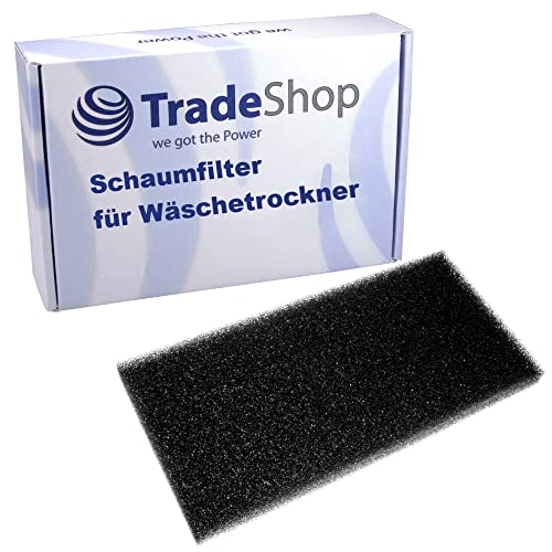 Trade-Shop Schwammfilter/Schaumfilter/Nachmotorfilter kompatibel mit Gorenje D1E72 D7465J DS94ILS/I DE82 D85F66NB DA82IL D2A92IL D8665N D8ECO von Trade-Shop