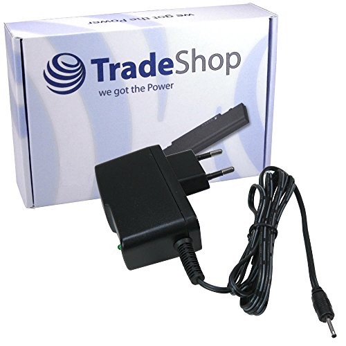 Trade-Shop Universal Netzteil Ladegerät 5V 2A 2,5mm Stecker für Cherry Mobility M1007 M1013 M1038 M677 M728 M906 M936 PC1038 PC677 CnM Touchpad 9" 9.7" Coby Kyros MID 7042-4 MID8127 Android Tablet von Trade-Shop