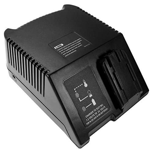 Universal Ni-MH Ni-Cd Akku Ladegerät (7,2V 9,6V 12V 14,4V 18V 24V) Ladestation Schnellladegerät für AEG / Milwaukee 4932353639 4932353640 4932360520 48-11-1014 48-11-1024 48-11-2200 48-11-2230 48-11-2232 GBS14.4V von Trade-Shop