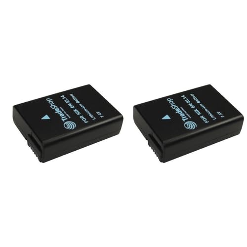 2X Li-Ion AKKU 1030mAh für Nikon D3100 / D3200 / D5100 / P7000 / P7100 / P7700 / D-3100 / D-3200 / D-5100 / P-7000 / P-7100 / P-7700 ersetzt EN-EL-14 ENEL-14 EN-EL14 ENEL14 mit Infochip 2X Li-Ion AKKU 1030mAh für Nikon D3100 / D3200 / D5100 / P7000 / P7100 / P7700 / D-3100 / D-3200 / D-5100 / P-7000 / P-7100 / P-7700 ersetzt EN-EL-14 ENEL-14 EN-EL14 ENEL14 mit Infochip von TradeShop