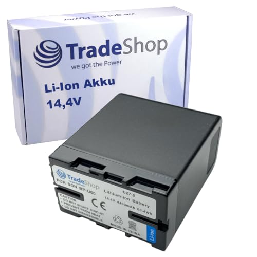 Hochleistungs Li-Ion Akku, 14,4V/14,8V 4400mAh für Sony PMW-EX 1 1r 3 PMW-F 3 3K 3L PMW-100 150 160 200 260 280 ersetzt BPU-30 BPU-60 BPU-65 BPU-90 BPU-95 BP-U 30 60 65 90 95 Hochleistungs Li-Ion Akku, 14,4V/14,8V 4400mAh für Sony PMW-EX 1 1r 3 PMW-F 3 3K 3L PMW-100 150 160 200 260 280 ersetzt BPU-30 BPU-60 BPU-65 BPU-90 BPU-95 BP-U 30 60 65 90 95 von TradeShop