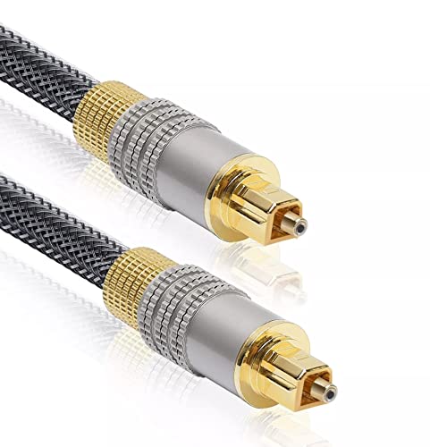 Tradebit - 3M Optisches Kabel/Toslink Kabel – (optisches Digitalkabel Toslink auf Toslink, Audiokabel zur Verbindung von Soundbar, Stereoanlage, Heimkino, Konsolen) von Tradebit