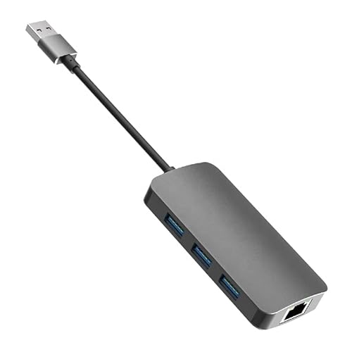 Tradebit - USB 3.0 Gigabit Network Adapter I LAN Ethernet RJ45 I 1000Mbps I Kompatibel mit Laptop und PC von Tradebit