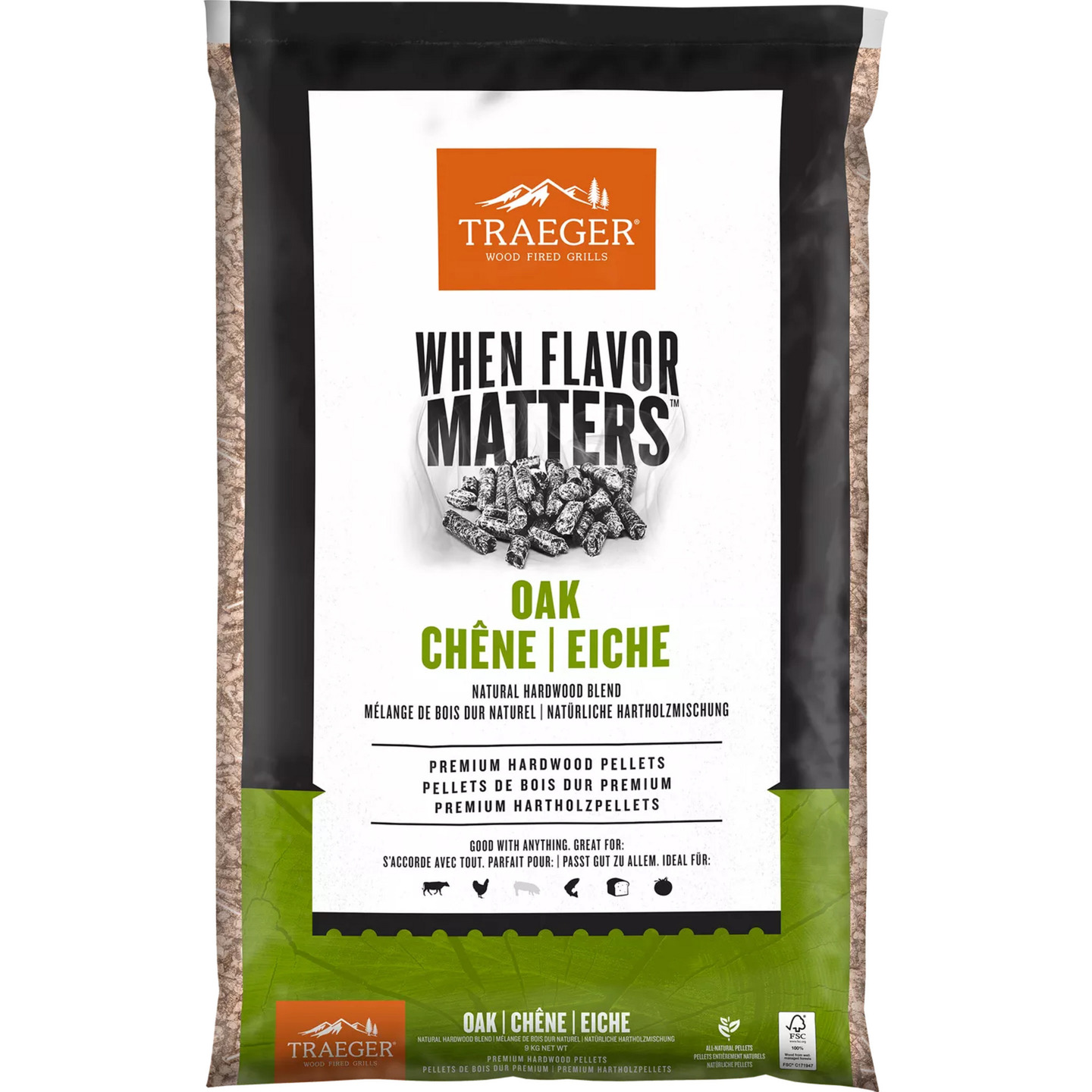 Hartholz Pellets EICHE, 9kg, Brennstoff Hartholz Pellets EICHE, 9kg, Brennstoff von Traeger