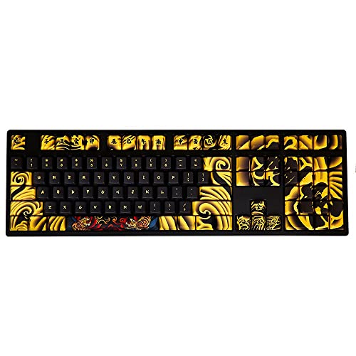 Traitors Tiger Sketch Limited Keycap Set, PBT (UK) von Traitors