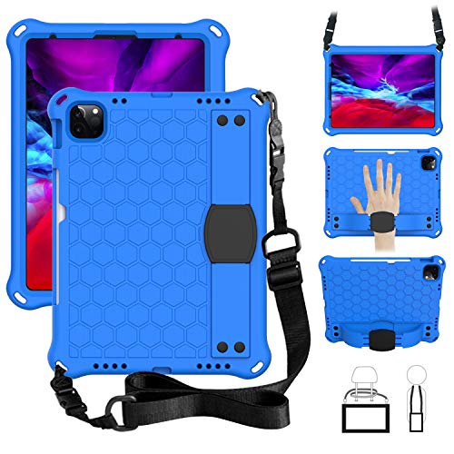 JCTek Schutzhülle für iPad Pro 27,9 cm (11 Zoll) 2020 Tablet, Hybrid Heavy Duty Shockproof Rugged Schutzhülle Silikon Case (Blau + Schwarz) von Tramako