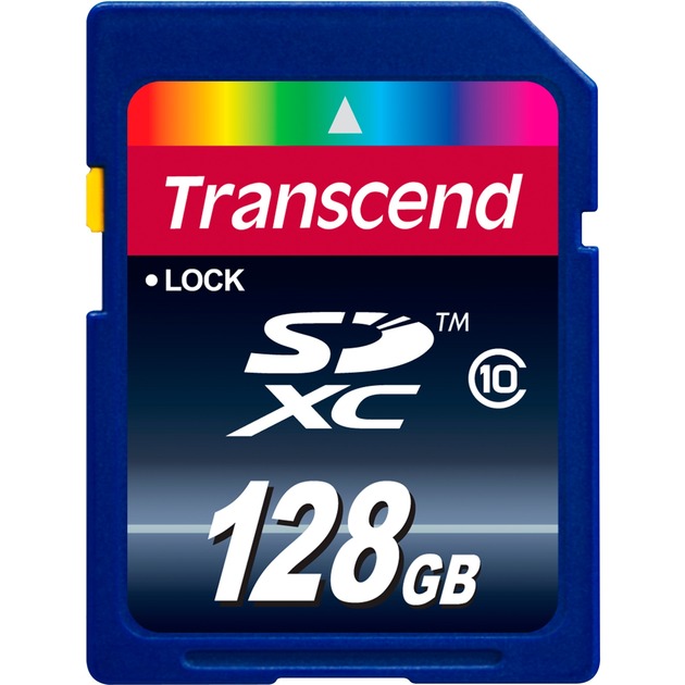 128 GB SDXC, Speicherkarte von Transcend
