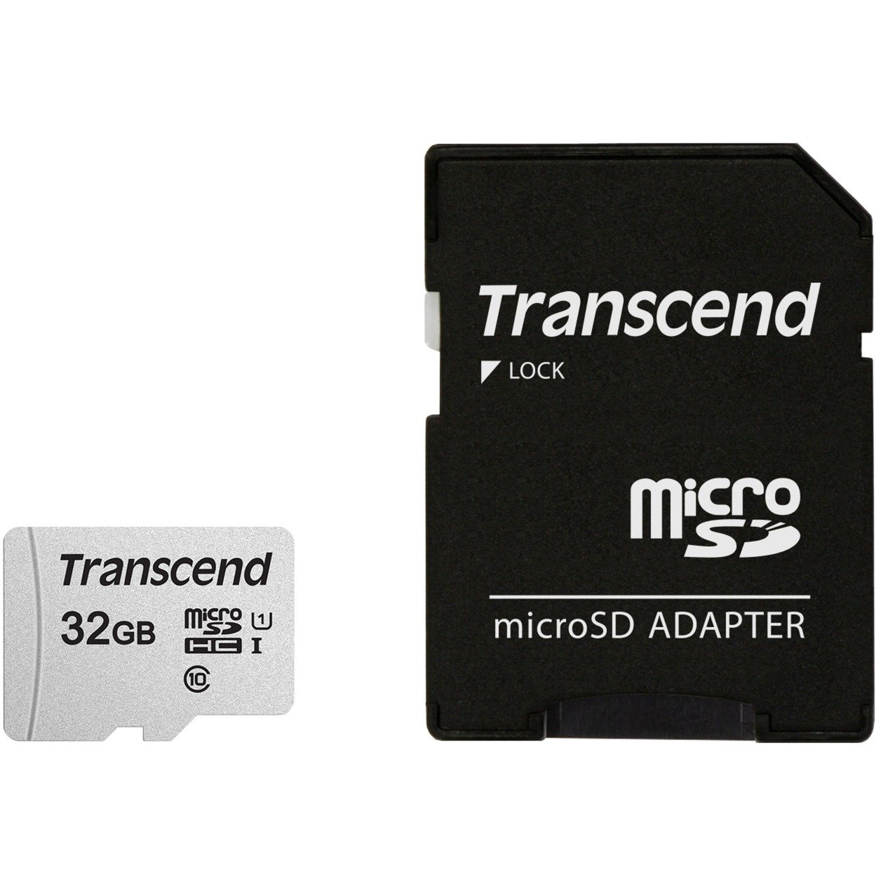 300S 32 GB microSDHC, Speicherkarte von Transcend