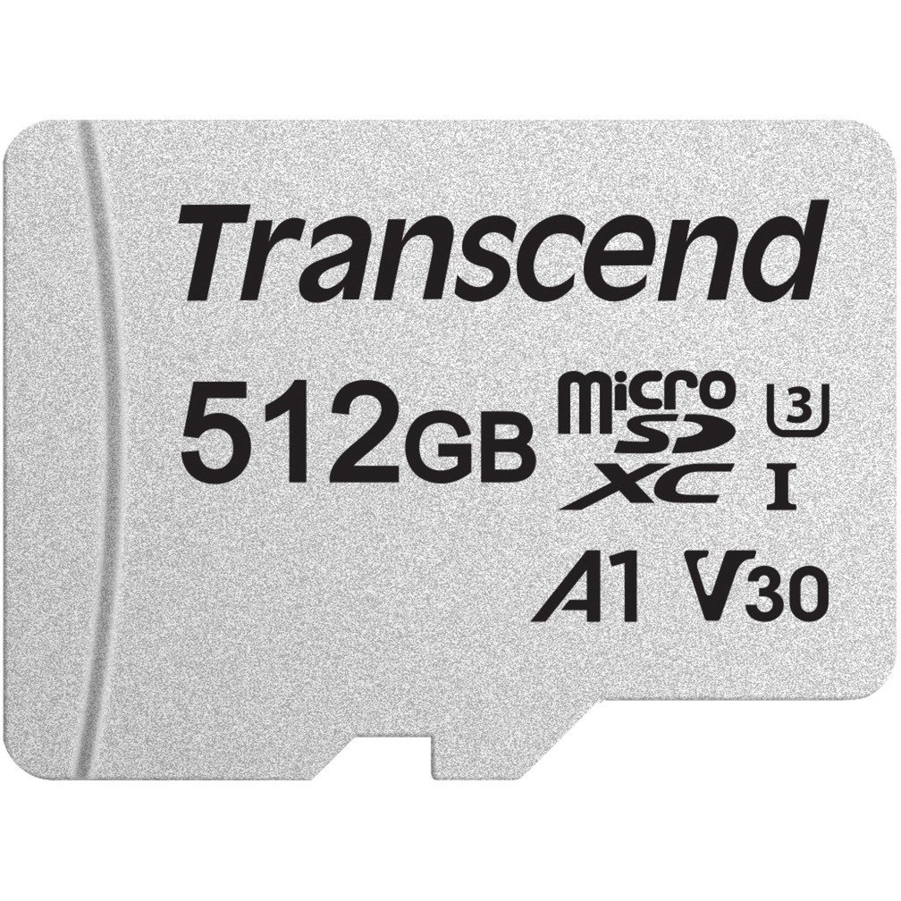 300S 512 GB microSDXC, Speicherkarte von Transcend