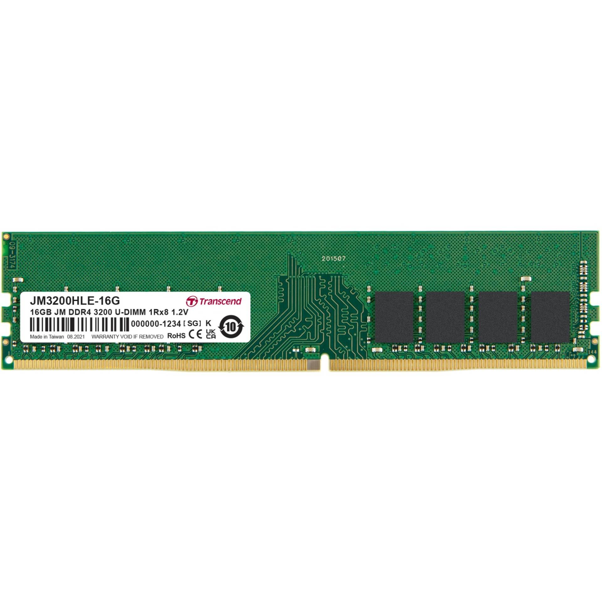 DIMM 16 GB DDR4-3200, Arbeitsspeicher von Transcend