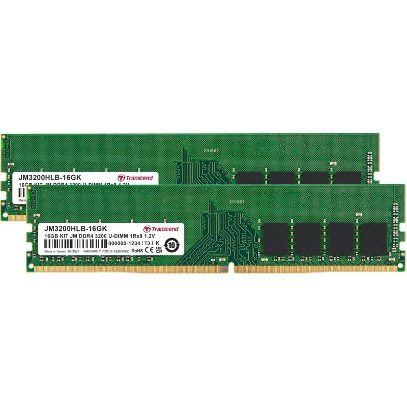 DIMM 16 GB DDR4-3200, Arbeitsspeicher von Transcend