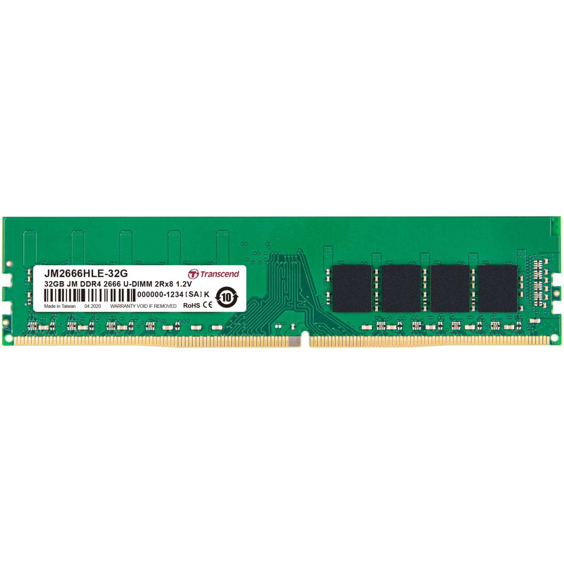 DIMM 32 GB DDR4-2666  , Arbeitsspeicher von Transcend