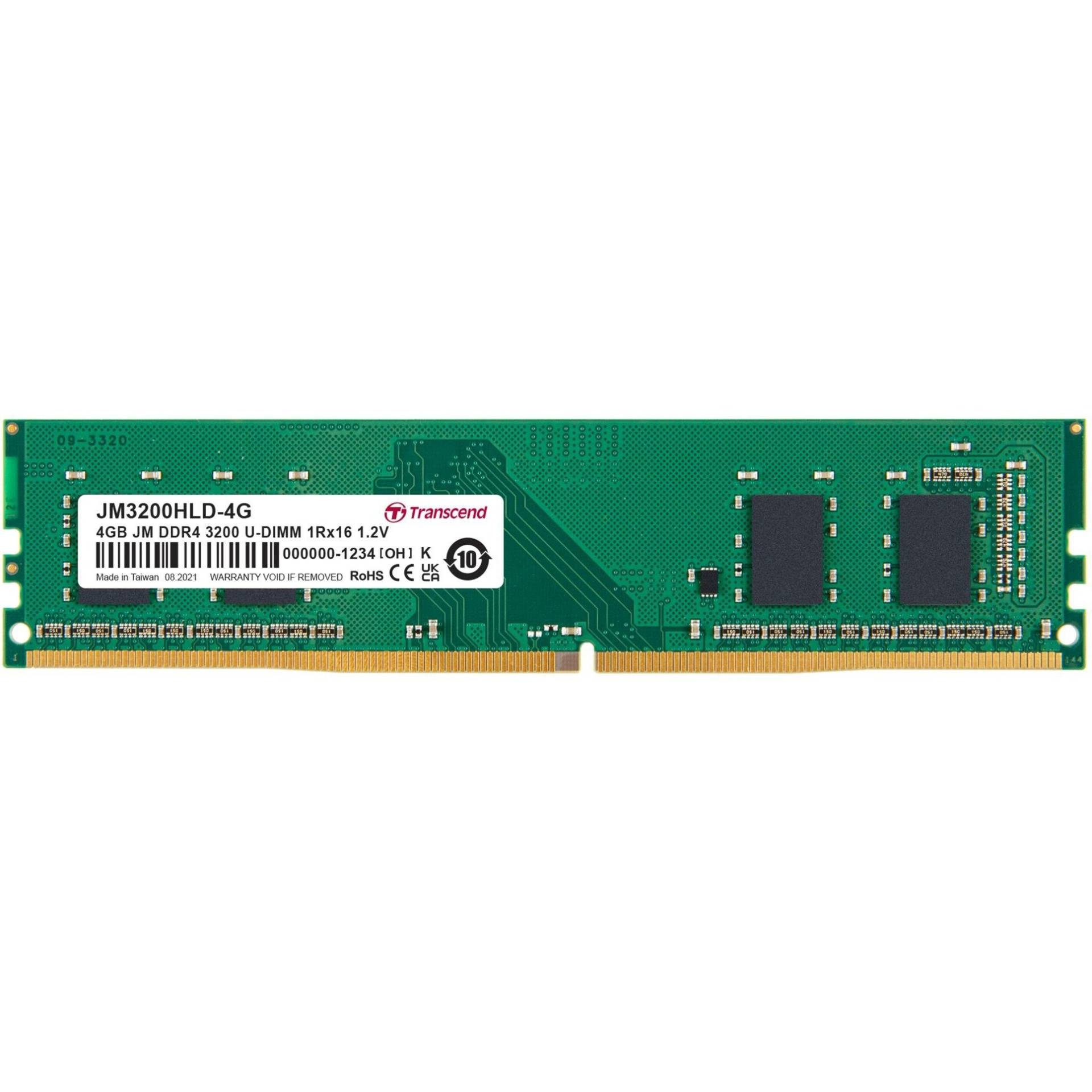 DIMM 4 GB DDR4-3200, Arbeitsspeicher von Transcend