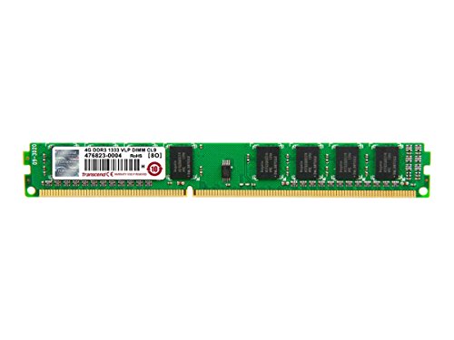 MEM/4GB DDR3 1333 U-DIMM 2Rx8 VLP von Transcend