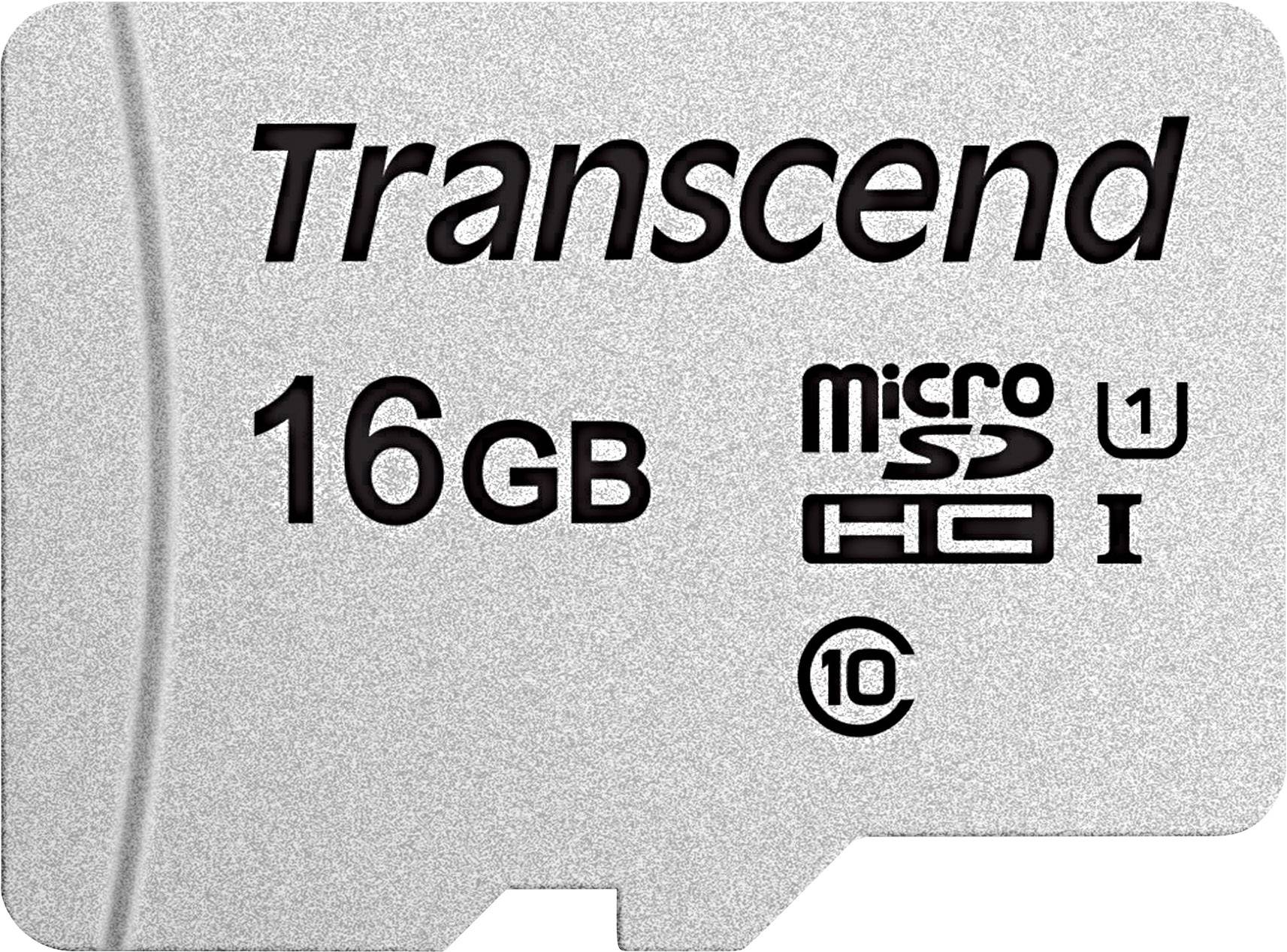 SD microSD Card  16GB Transcend SDHC USD300S (ohne Adapter) von Transcend